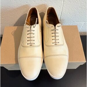 Allen Edmonds Park Ave Sneaker Bone White Size 9D